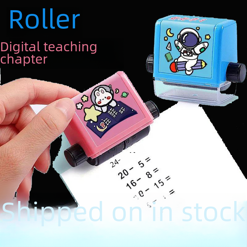 Math Mastery Rolling Stamp for Kids
