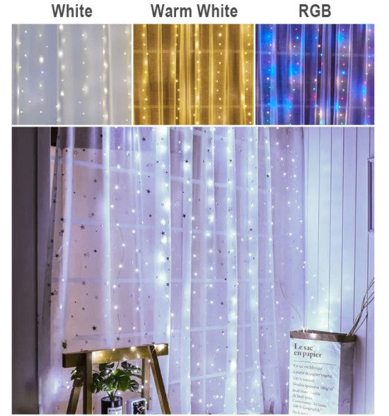 USB Ambient Curtain Light