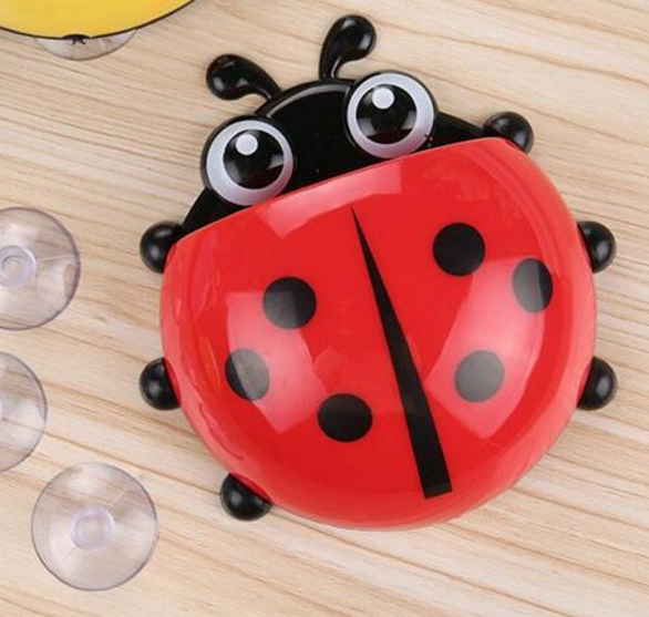 Charming Ladybug Toothbrush Organizer