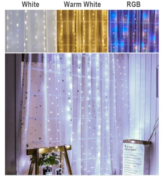 USB Ambient Curtain Light