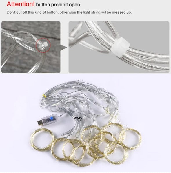 USB Ambient Curtain Light