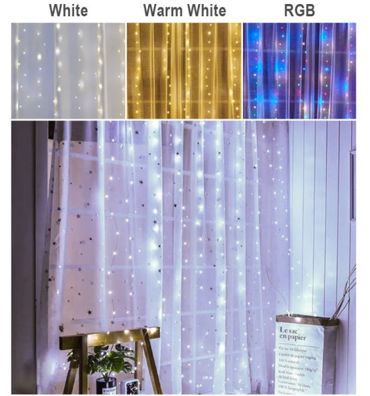 USB Ambient Curtain Light
