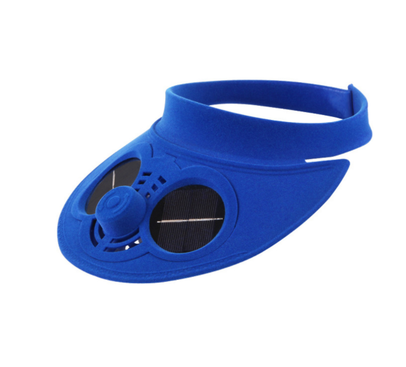 Solar-Powered Cooling Hat for Outdoors