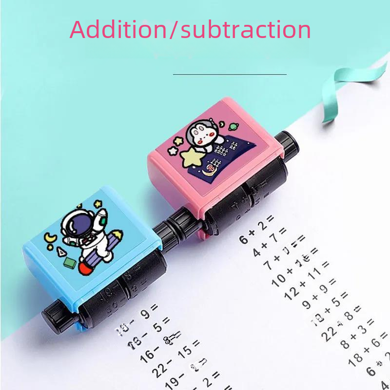 Math Mastery Rolling Stamp for Kids