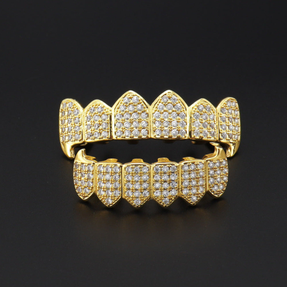 Stylish Hip Hop Copper & Gold Grillz