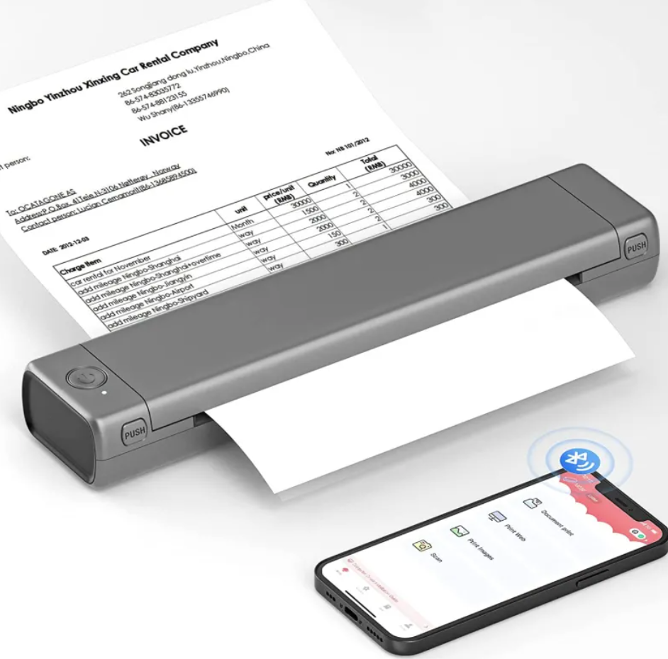 TravelMate A4 Thermal Printer