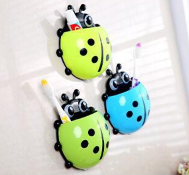 Charming Ladybug Toothbrush Organizer