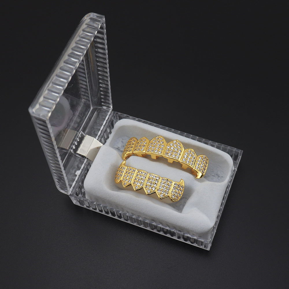 Stylish Hip Hop Copper & Gold Grillz